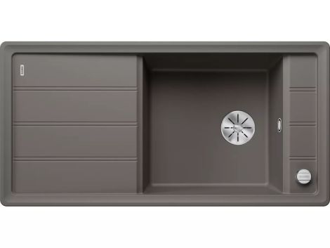  - BLANCO FARON XL 6 S Silgranit Zlewozmywak 100x50 cm odwracalny, korek auto., InFino wulkaniczny szary 527264 - 527264 - Łazienki Szydłowski