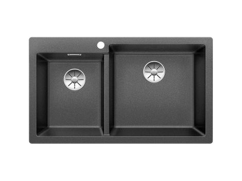 - BLANCO PLEON 9 Silgranit zlewozmywak 86x50 cm , InFino antracyt 523057 - 523057 - Łazienki Szydłowski