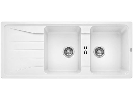 BLANCO SONA 8 S Silgranit zlewozmywak  116x50 cm odwracalny biały 519701 519701 od 