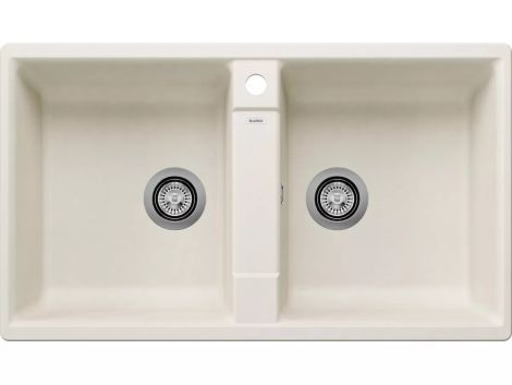  - BLANCO ZIA 9 Silgranit Zlewozmywak 86x50 cm delikatny biały 527210 - 527210 - Łazienki Szydłowski