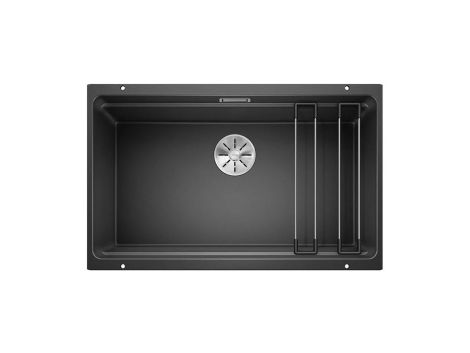 - BLANCO ETAGON 700-U Silgranit zlewozmywak 73x46 cm , InFino, szyny, antracyt 525167 - 525167 - Łazienki Szydłowski