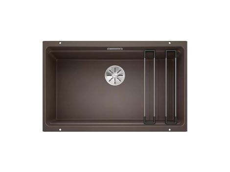 - BLANCO ETAGON 700-U Silgranit Zlewozmywak 73x46 cm, InFino, szyny kawowy 525176 - 525176 - Łazienki Szydłowski