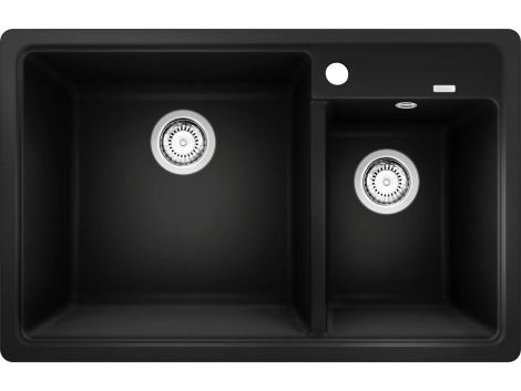 - BLANCO LEGRA 8 Silgranit zlewozmywak 78x50 cm czarny 526223 - 526223 - Łazienki Szydłowski