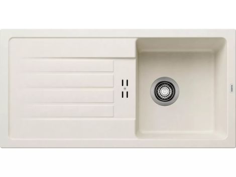  - BLANCO FAVUM 45 S zlewozmywak z ociekaczem 86x43,5 cm, odwracalny delikatny biały 527083 - 527083 - Łazienki Szydłowski