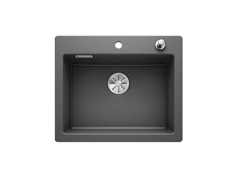BLANCO PALONA 6 Ceramika PuraPlus zlewozmywak 61,5x51 cm, korek auto., InFino kolor bazaltowy 524737 524737 od 