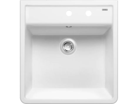 BLANCO PANOR 60 zlew ceramiczny 60x63 cm z dwoma otworami biały połysk 514501 514501 od 
