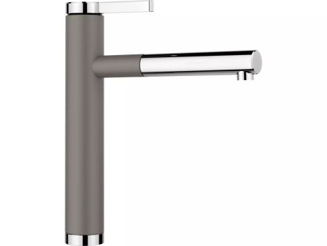  - BLANCO LINEE-S Silgranit-Look Bateria kuchenna z wyciąganą wylewką wulkaniczny szary/chrom 526956 - 526956 - Łazienki Szydłowski