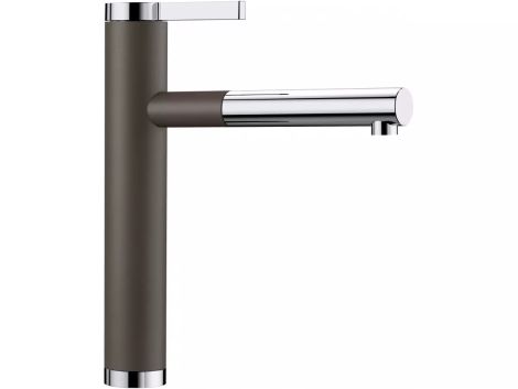  - BLANCO LINEE-S Silgranit-Look bateria kuchenna z wyciąganą wylewką kawowy/chrom 518445 - 518445 - Łazienki Szydłowski