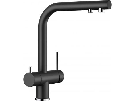 - BLANCO FONTAS II Silgranit-Look bateria kuchenna kolor czarny 526157 - 526157 - Łazienki Szydłowski