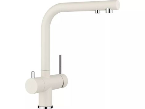 - BLANCO FONTAS II Bateria kuchenna Silgranit-Look delikatny biały 526943 - 526943 - Łazienki Szydłowski