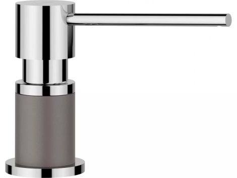 - Dozownik LATO Silgranit-Look kolor wulkaniczny szary/chrom 526954 - 526954 - Łazienki Szydłowski