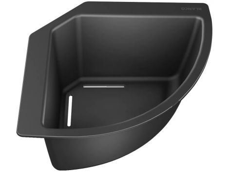  - BLANCO Odsączarka narożna czarna z tworzywa 235866 - 235866 - Łazienki Szydłowski