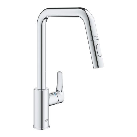 - GROHE-Eurosmart Bateria kuchenna z wyciąganą wylewką chrom 30619000 - 30619000 - Łazienki Szydłowski