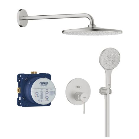  - GROHE-Essence z Rainshower Mono 310 Zestaw prysznicowy podtynkowy stal nierdzewna 25287DC0 - 25287DC0 - Łazienki Szydłowski
