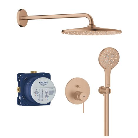 GROHE-Essence z Rainshower Mono 310 Zestaw prysznicowy podtynkowy brushed warm sunset 25287DL0 25287DL0 od 