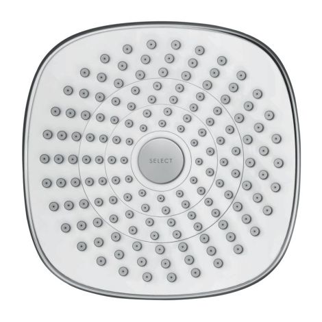 - HANSGROHE Croma Select E deszczownica 18,7x18,7 cm biały/chrom 26524400 - 26524400 OB - Łazienki Szydłowski