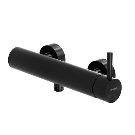  - STEINBERG 100 Bateria prysznicowa ścienna czarny mat 1001220S - 100 1220 S - Łazienki Szydłowski