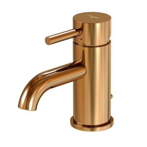 Steinberg Seria 100 bateria umywalkowa jednouchwytowa z zestawem odpływowym z cięgnem kolor Rose Gold 1001000RG 100 1000 RG od 