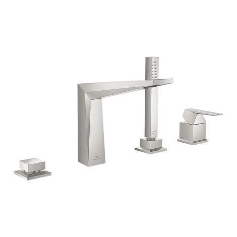  - GROHE-Allure Brilliant 4 otworowa bateria wannowa kolor stal nierdzewna 29405DC0 - 29405DC0 - Łazienki Szydłowski
