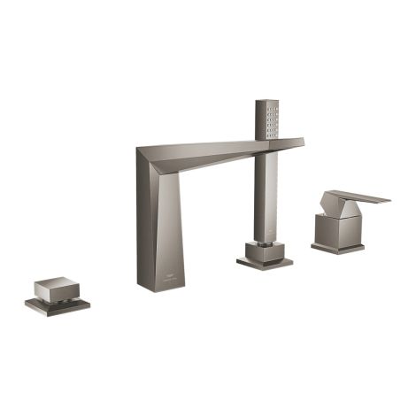 - GROHE-Allure Brilliant 4 otworowa bateria wannowa kolor brushed hard graphite 29405AL0 - 29405AL0 - Łazienki Szydłowski