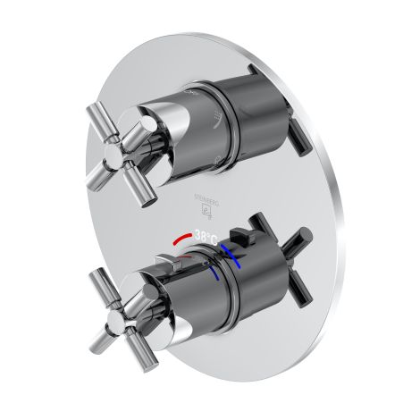 - Steinberg Sensual Rain termostat podtynkowy z 3-drożnym przełącznikiem chrom 25041233 - 250 4123 3 - Łazienki Szydłowski