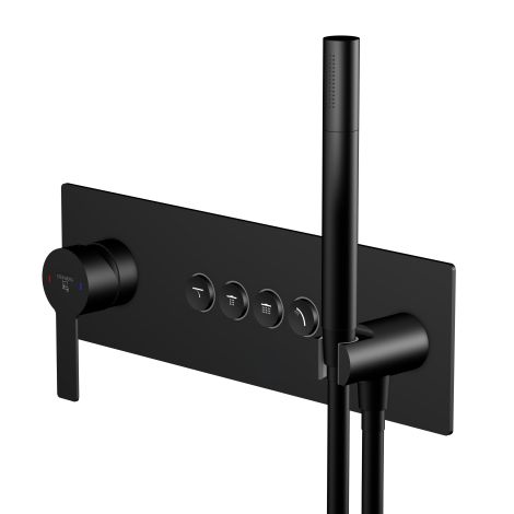 - Steinberg Sensual Rain podtynkowa bateria jednouchwytowa do 4 odbiorników czarny mat 39022422S - 390 2242 2 S - Łazienki Szydłowski