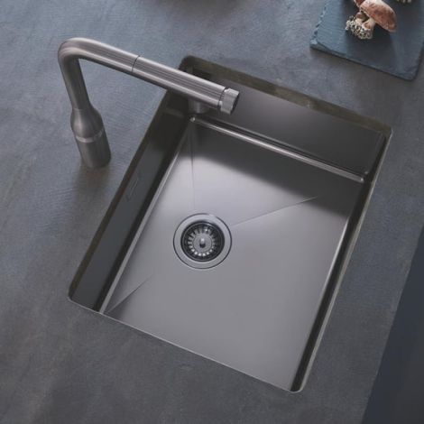 GROHE-K700U Zlewozmywak ze stali szlachetnej kolor Brushed Hard Graphite 31574AL1 31574AL1 od 