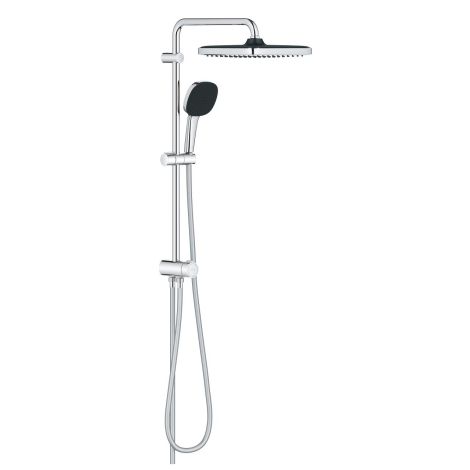 - GROHE-Vitalio Comfort 250 System prysznicowy z przełącznikiem do montażu ściennego chrom 26698001 - 26698001 - Łazienki Szydłowski