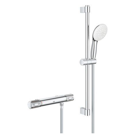 - GROHE-Grohtherm 1000 Performance Bateria prysznicowa z termostatem, DN 15 chrom 34836001 - 34836001 - Łazienki Szydłowski