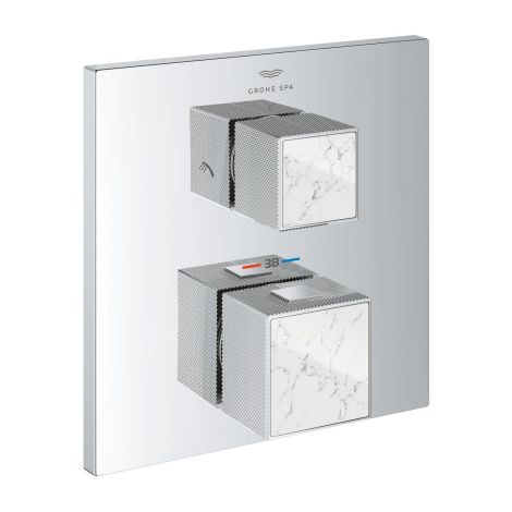  - GROHE-Allure Brilliant Termostatyczna bateria prysznicowa do obsługi dwóch wyjść wody chrom 24429000 - 24429000 - Łazienki Szydłowski