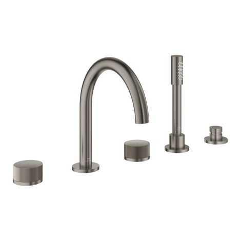  - GROHE-Atrio Private Collection 5-otworowa bateria wannowa brushed hard graphite 25226AL0 - 25226AL0 - Łazienki Szydłowski