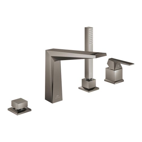  - GROHE-Allure Brilliant Private Collection 4-otworowa bateria wannowa brushed hard graphite 29523AL0 - 29523AL0 - Łazienki Szydłowski