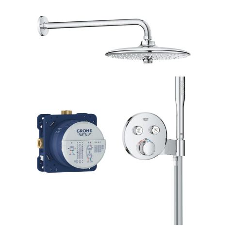 GROHE-Grohtherm SmartControl Podtynkowy zestaw prysznicowy z deszczownicą Euphoria 260 chrom 34867000 34867000 od 