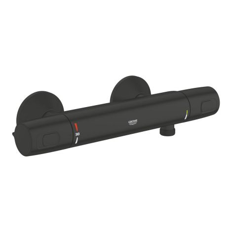  - GROHE-Precision Trend Bateria prysznicowa z termostatem, czarny mat  1022172432 - 1022172432 - Łazienki Szydłowski