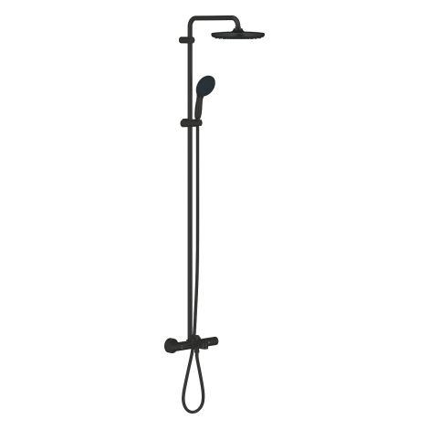 - GROHE-Vitalio Start System 250 System wannowo-prysznicowy z termostatem do montażu ściennego czarny mat 269882431 - 269882431 - Łazienki Szydłowski