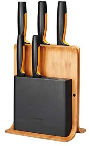FISKARS FF Zestaw 5 noży w bambusowych bloku 1057552 1057552 od 