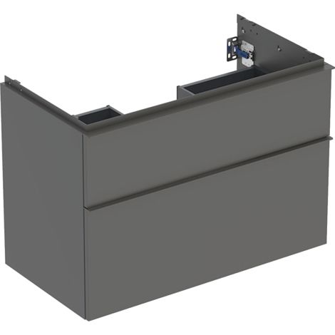  - Geberit iCon szafka pod umywalkę 90 cm, 2 szuflady kolor lava mat 502305JK1 - 502.305.JK.1 - Łazienki Szydłowski