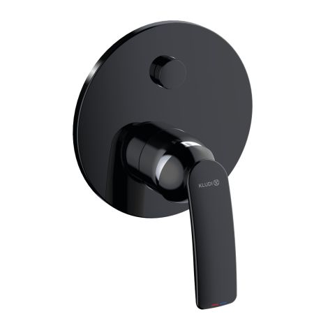  - KLUDI BALANCE podtynkowa bateria wannowo-prysznicowa czarny mat / chrom 527598775 - 527598775 - Łazienki Szydłowski