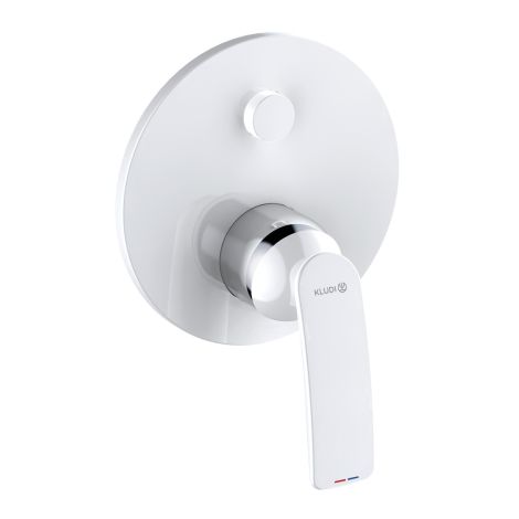  - KLUDI BALANCE podtynkowa bateria wannowo-prysznicowa biały / chrom 527599175 - 527599175 - Łazienki Szydłowski