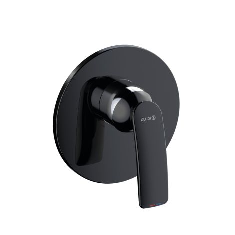  - KLUDI BALANCE podtynkowa bateria prysznicowa czarny mat / chrom 527558775 - 527558775 - Łazienki Szydłowski