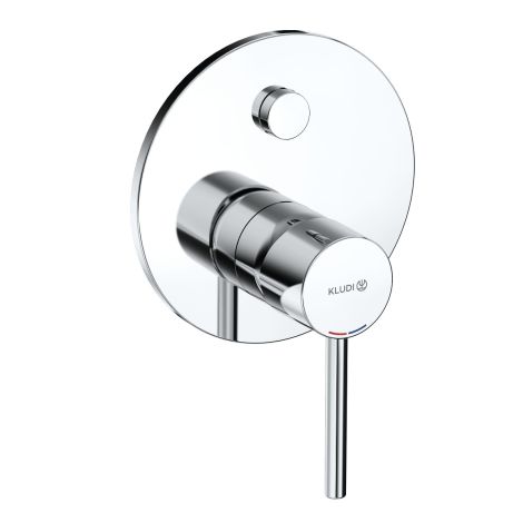  - KLUDI BOZZ podtynkowa bateria wannowo-prysznicowa chrom 387590576 - 387590576 - Łazienki Szydłowski