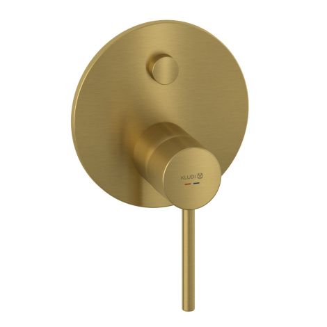  - KLUDI BOZZ podtynkowa bateria wannowo-prysznicowa brushed gold 38759N076 - 38759N076 - Łazienki Szydłowski