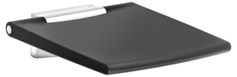  - KEUCO Plan Care Podnoszone siedzisko chrom/czarno-szary (RAL 7021) 34983010037 - 34983010037 - Łazienki Szydłowski