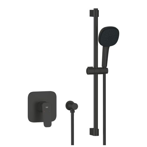 GROHE-Cubeo bateria prysznicowa podtynkowa z zestawem prysznicowym czarny mat 1053352430 1053352430 od 