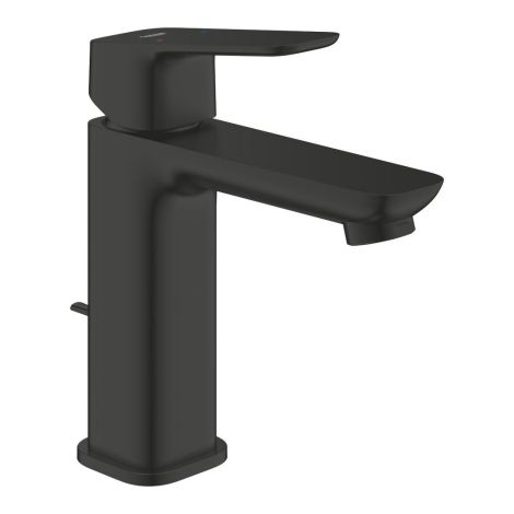 - GROHE-Cubeo Bateria umywalkowa, Rozmiar M czarny mat 1017492430 - 1017492430 - Łazienki Szydłowski
