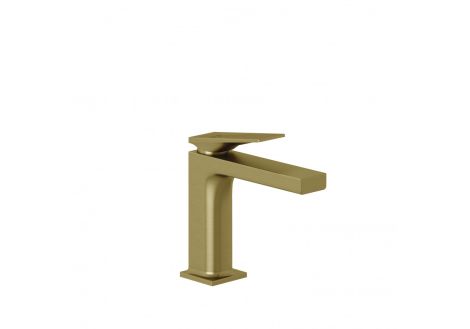 - KLUDI DECUS bateria umywalkowa 110 złoty szczotkowany 54282N075 - 54282N075 - Łazienki Szydłowski