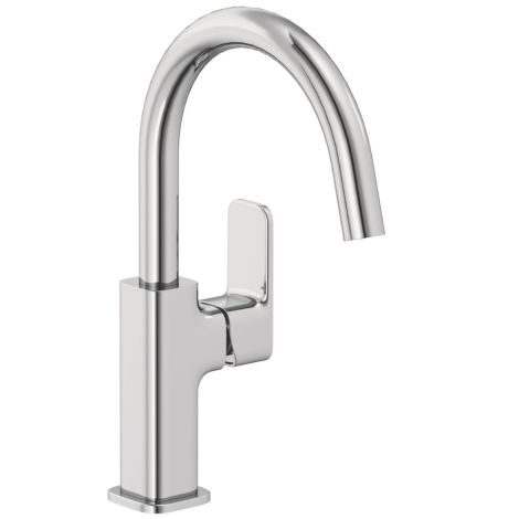  - KLUDI RENON bateria umywalkowa z zaworem Push Open chrom 420270575 - 420270575 - Łazienki Szydłowski