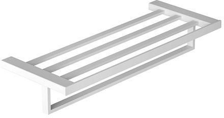 - KLUDI Vela C wieszak na ręcznik kąpielowy z półką biały mat 3198953 - 3198953 - Łazienki Szydłowski