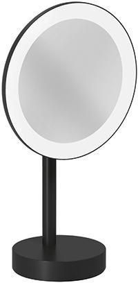  - KLUDI Vela R lusterko kosmetyczne LED czarny mat 5899539F - 5899539F - Łazienki Szydłowski