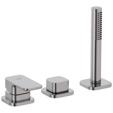 - KLUDI RENON bateria wannowo prysznicowa chrom 424470575 - 424470575 - Łazienki Szydłowski